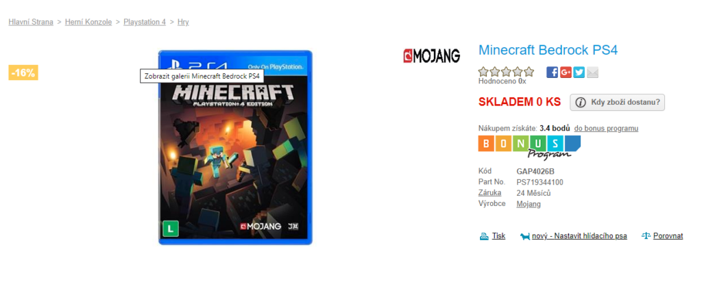 Minecraft - PlayStation 4 Edition - PlayStation 4 - Pre-Owned